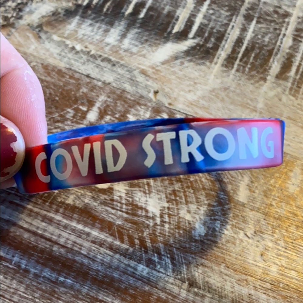 COViD STRONG silicone bracelets